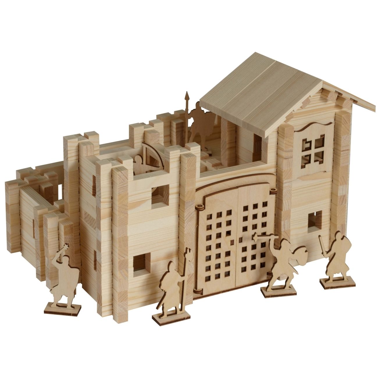 Конструктор детский ЛЕСОВИЧОК les 034 Замок №2 набор из 340 деталей