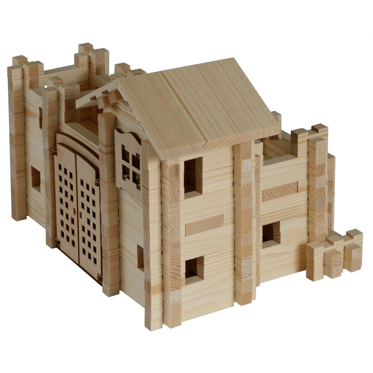 Конструктор детский ЛЕСОВИЧОК les 034 Замок №2 набор из 340 деталей