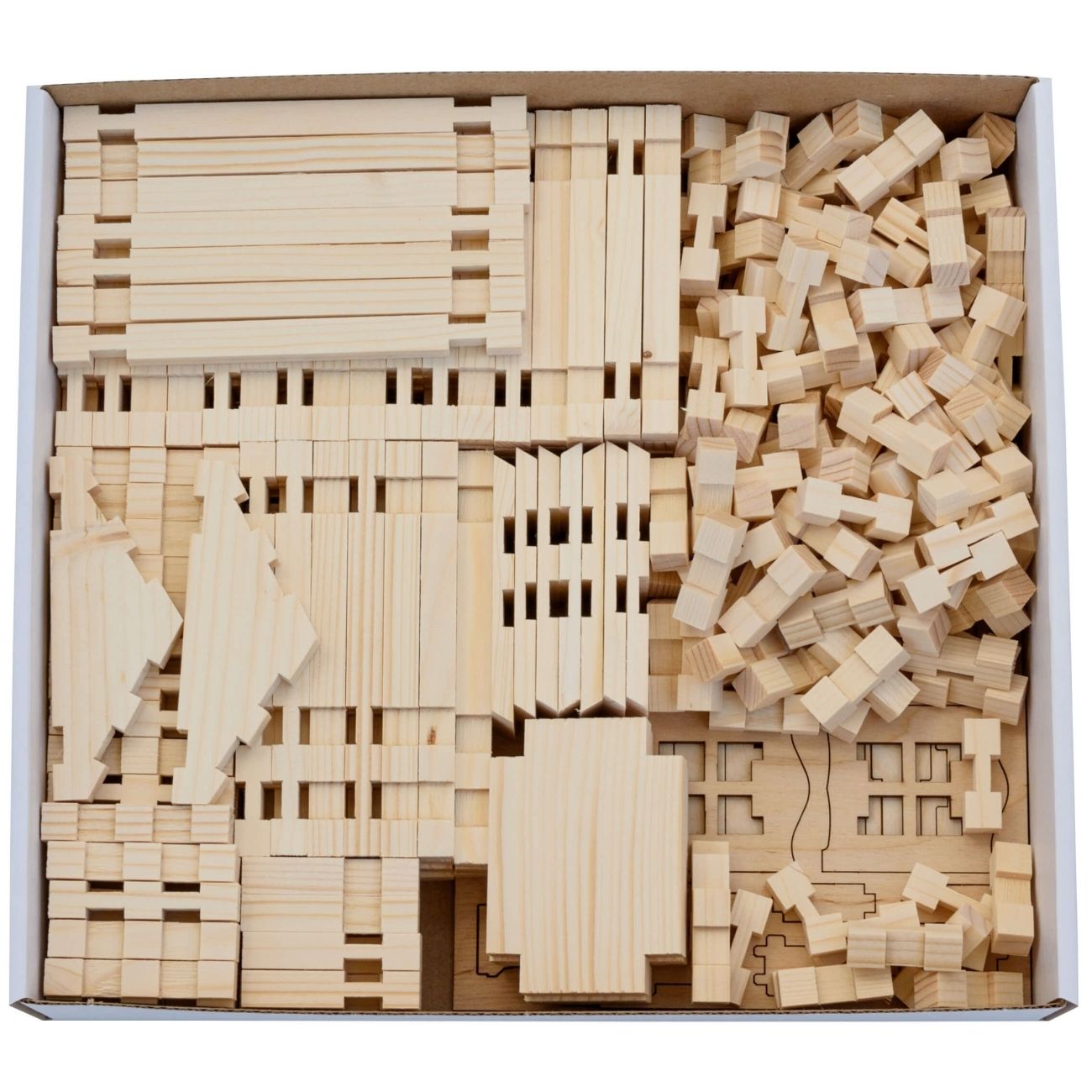 Конструктор детский ЛЕСОВИЧОК les 034 Замок №2 набор из 340 деталей