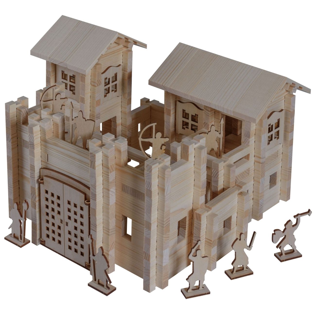 Конструктор детский ЛЕСОВИЧОК les 036 Замок №4 набор из 600 деталей