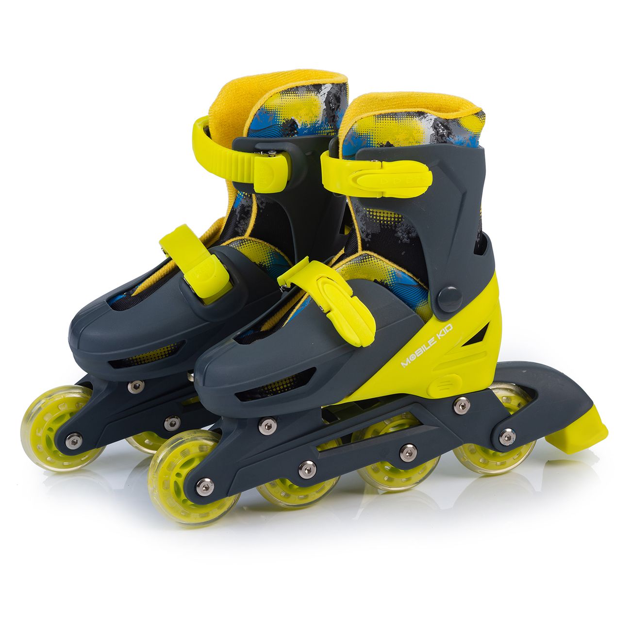 Коньки роликовые Mobile Kid Twin Seasons S, Green