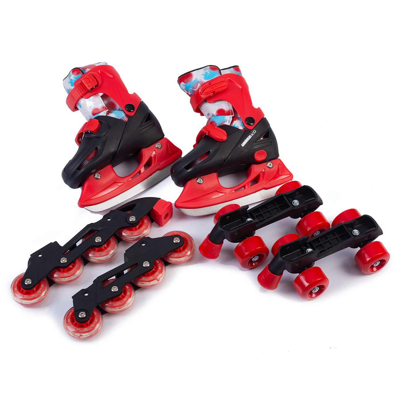 Коньки роликовые Mobile Kid Twin Seasons S, Red