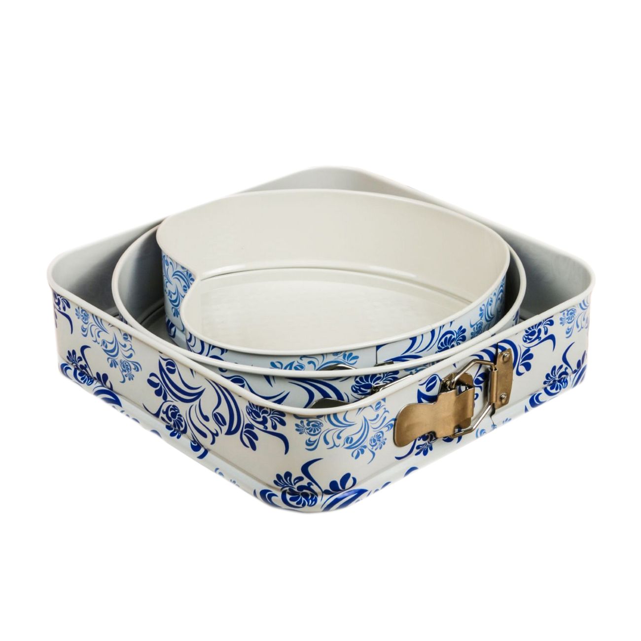 Форма для запекания Доляна 1684653 Филиси 3шт. 26/23/27см разъем.керам.