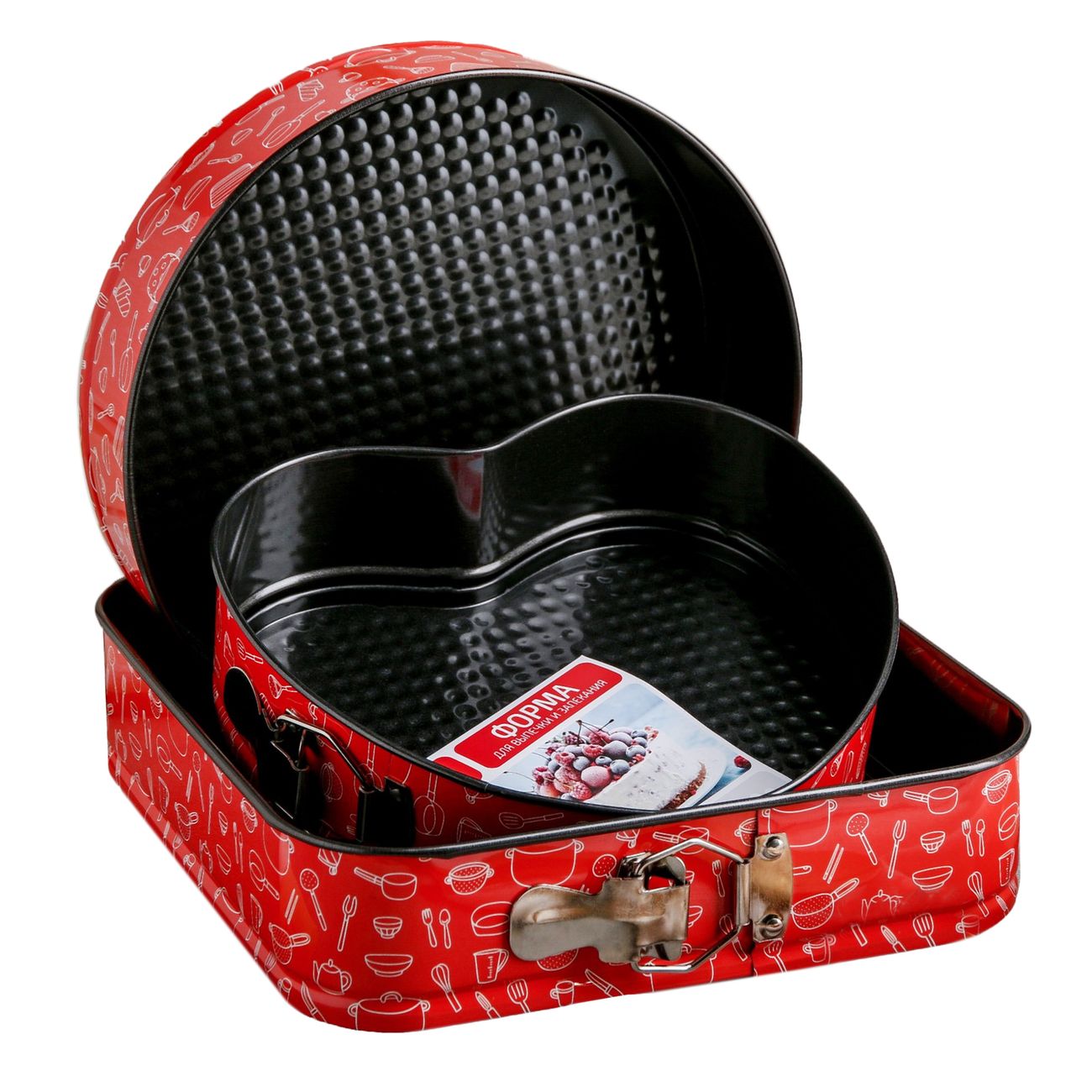 Набор Доляна 4466944 Поваренок 3шт 28/26/24см разъем.а/п