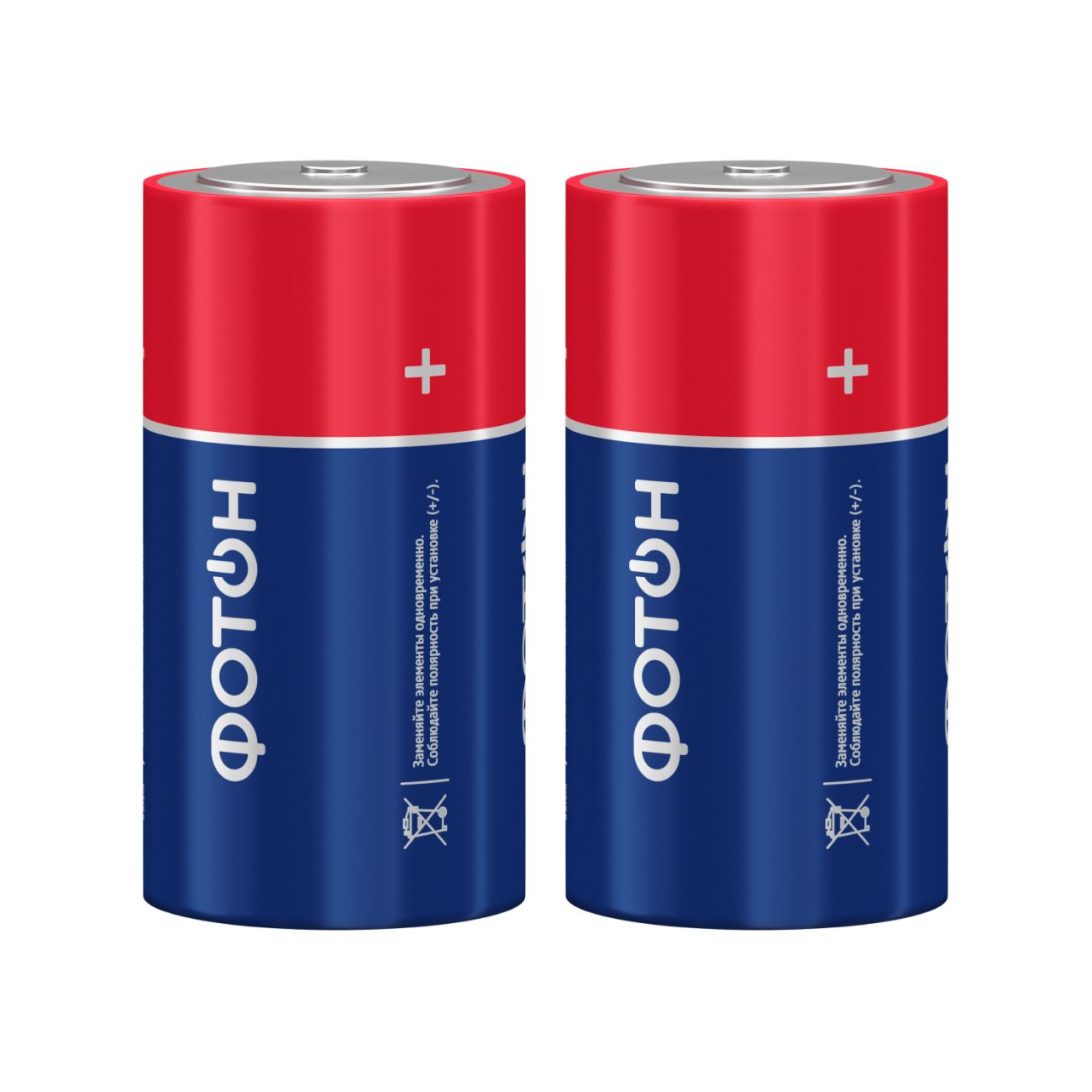 Батарея Фотон 22447 D/LR20, 2шт.