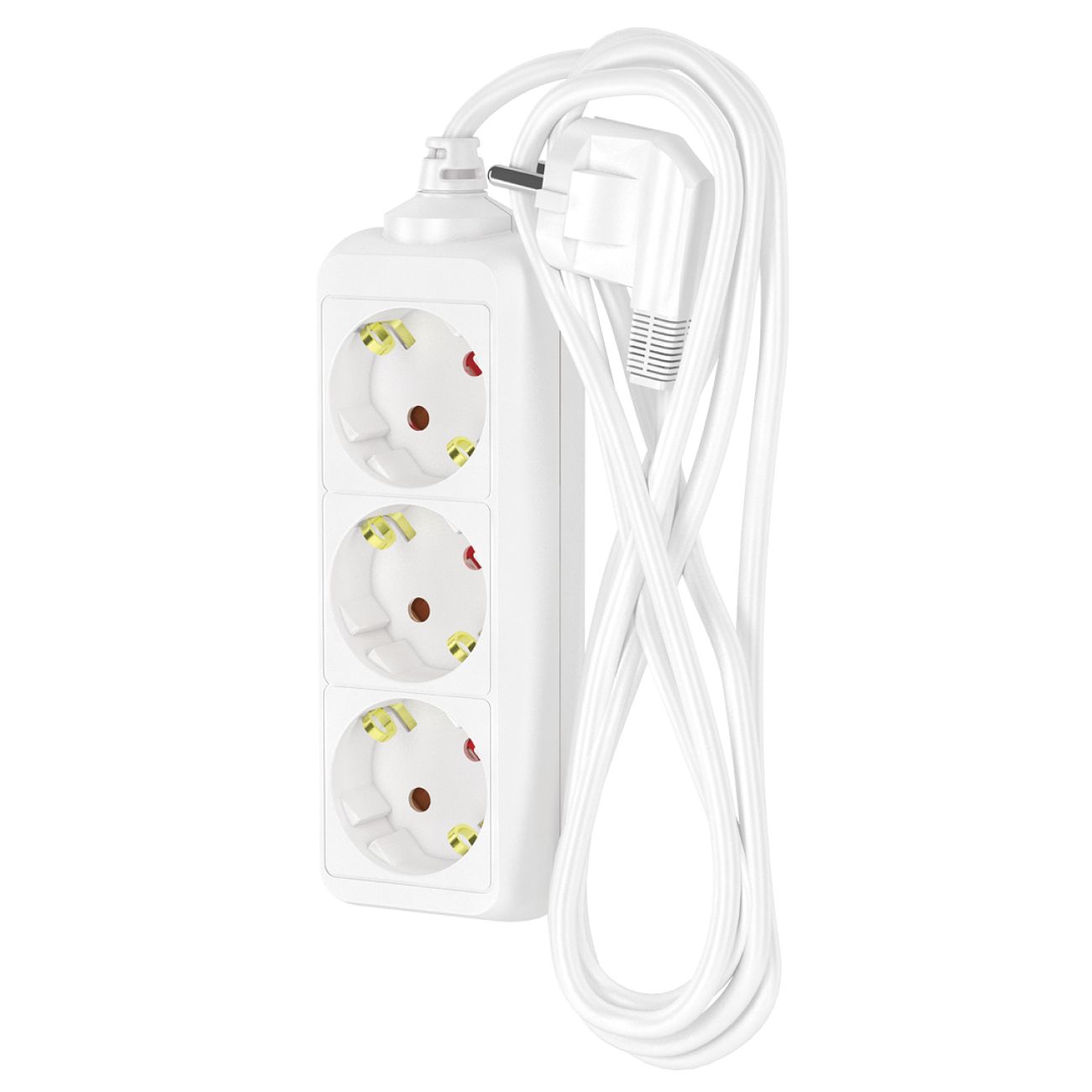 Удлинитель Фотон 11848 16-33Е (3м, 3 розетки, заземление, белый) фото