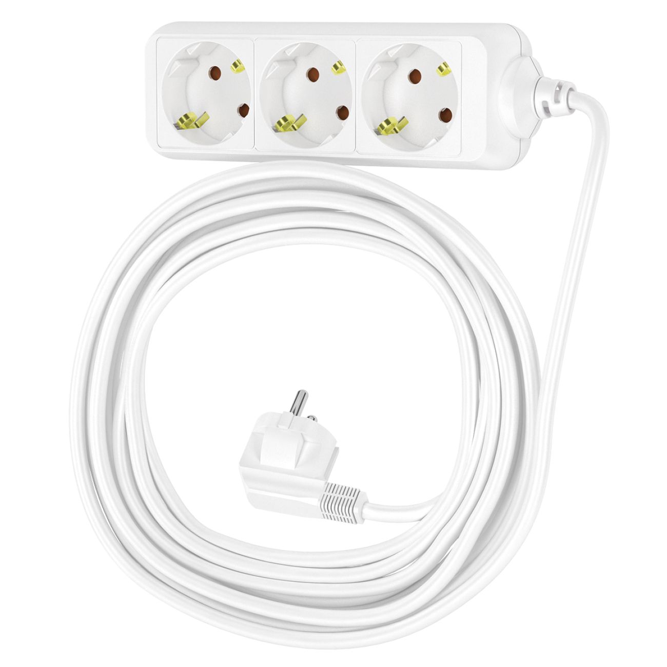 Удлинитель Фотон 11853 16-103Е (10м, 3 розетки, заземление, белый) фото