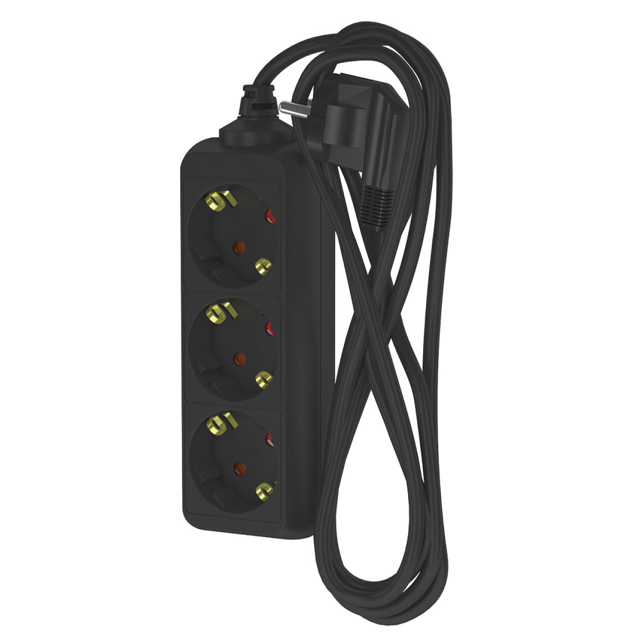 Удлинитель Фотон 22723 16-33Е (3м, 3 розетки, заземление, черный) фото