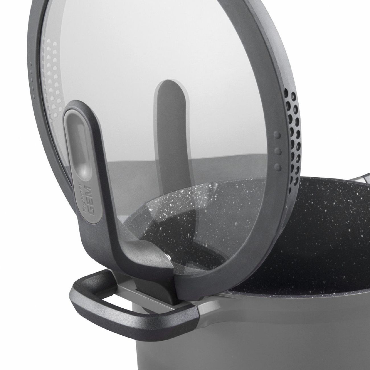 Кастрюля BergHOFF Gem 2307416 1,5 л с крышкой серый