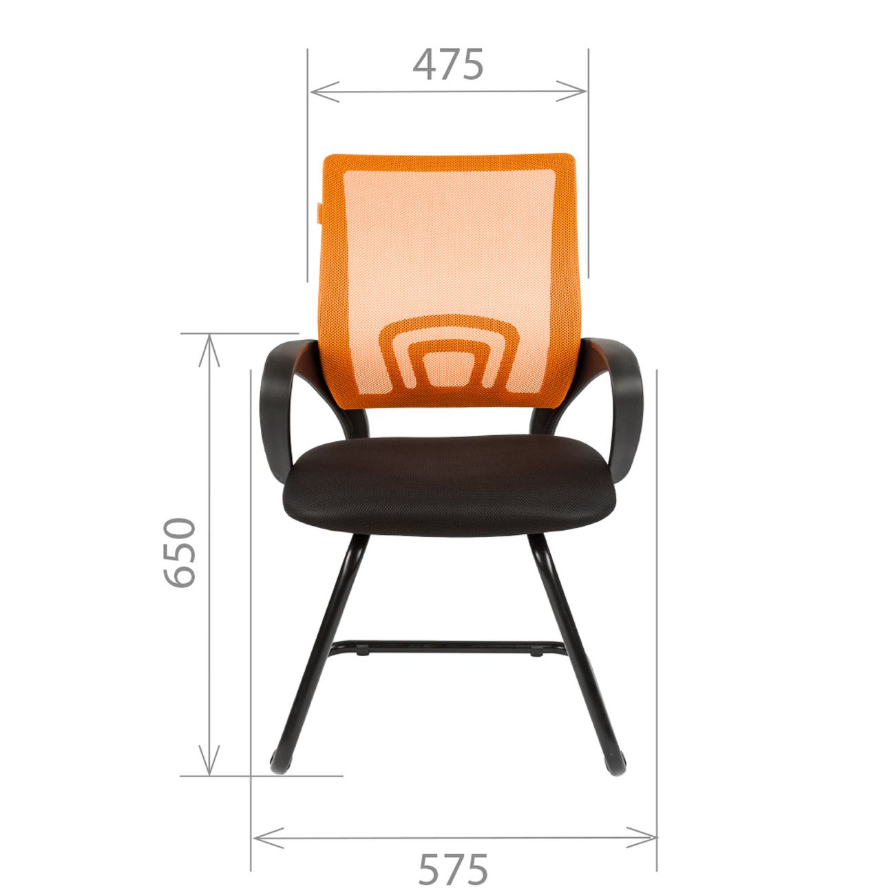 Кресло Chairman 696V TW оранжевый (00-07018102)