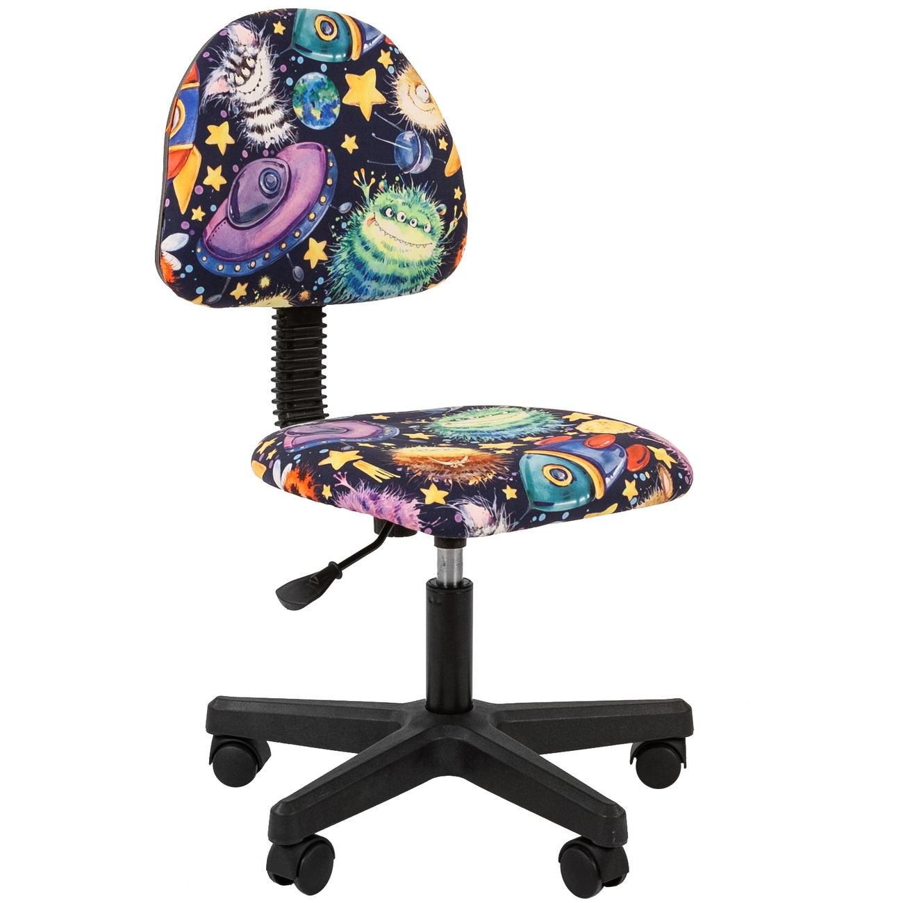 Кресло Chairman Kids 104 ткань НЛО, черный пластик (00-07032598)