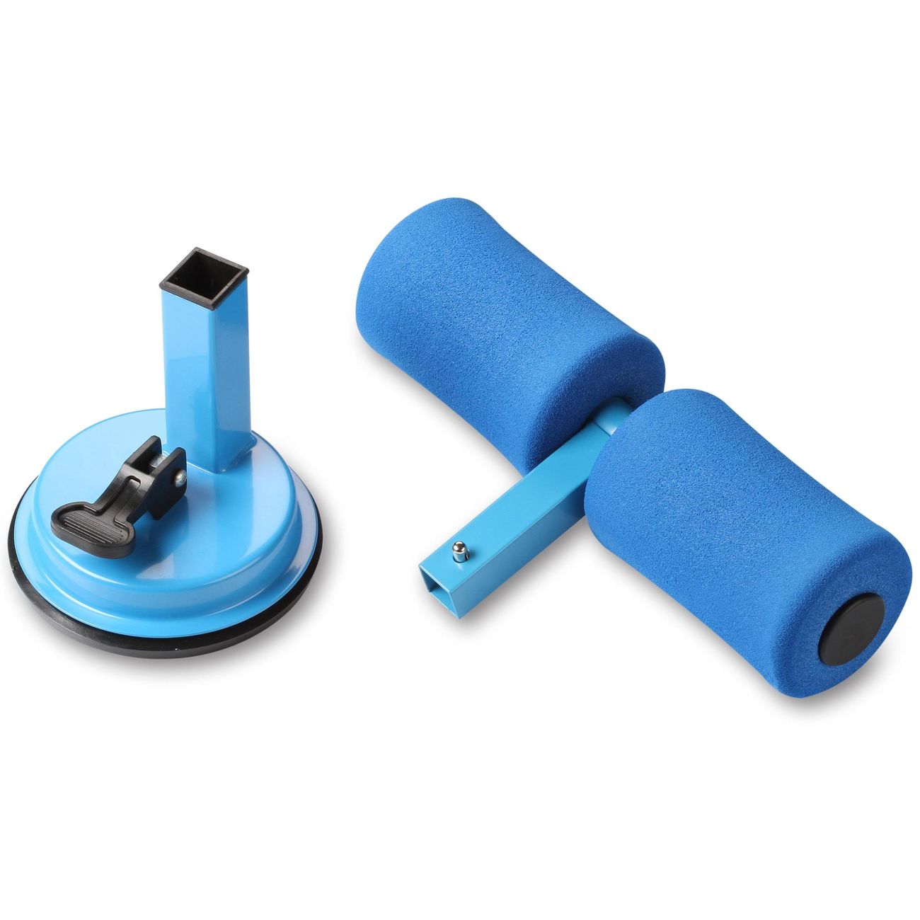 Упоры для отжиманий Indigo IN148 Sit Up Bar, синий (вакуумный)