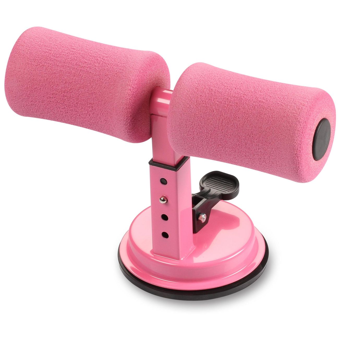 Упоры для отжиманий Indigo IN148 Sit Up Bar, розовый (вакуумный)