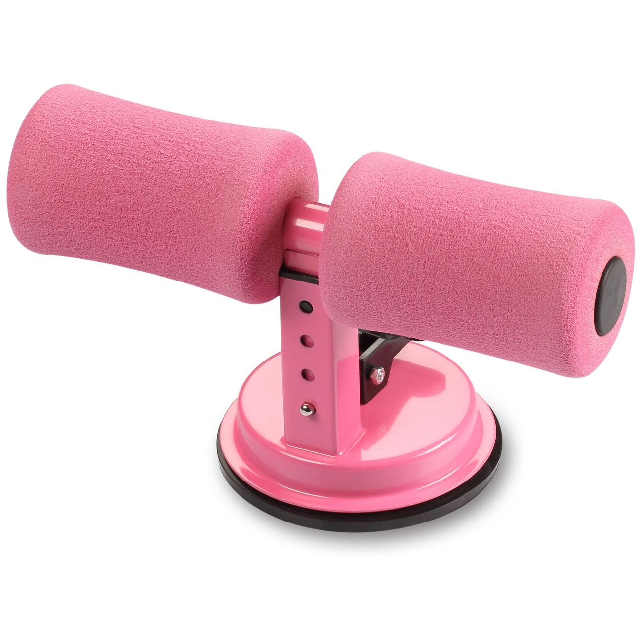 Упоры для отжиманий Indigo IN148 Sit Up Bar, розовый (вакуумный)