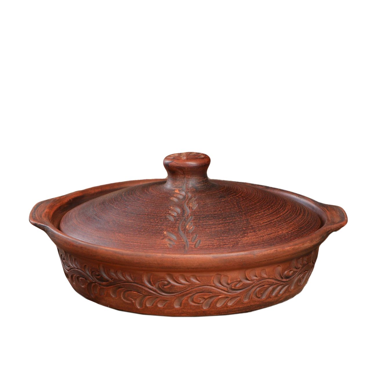 Сковорода Красная глина 4896129 26 см