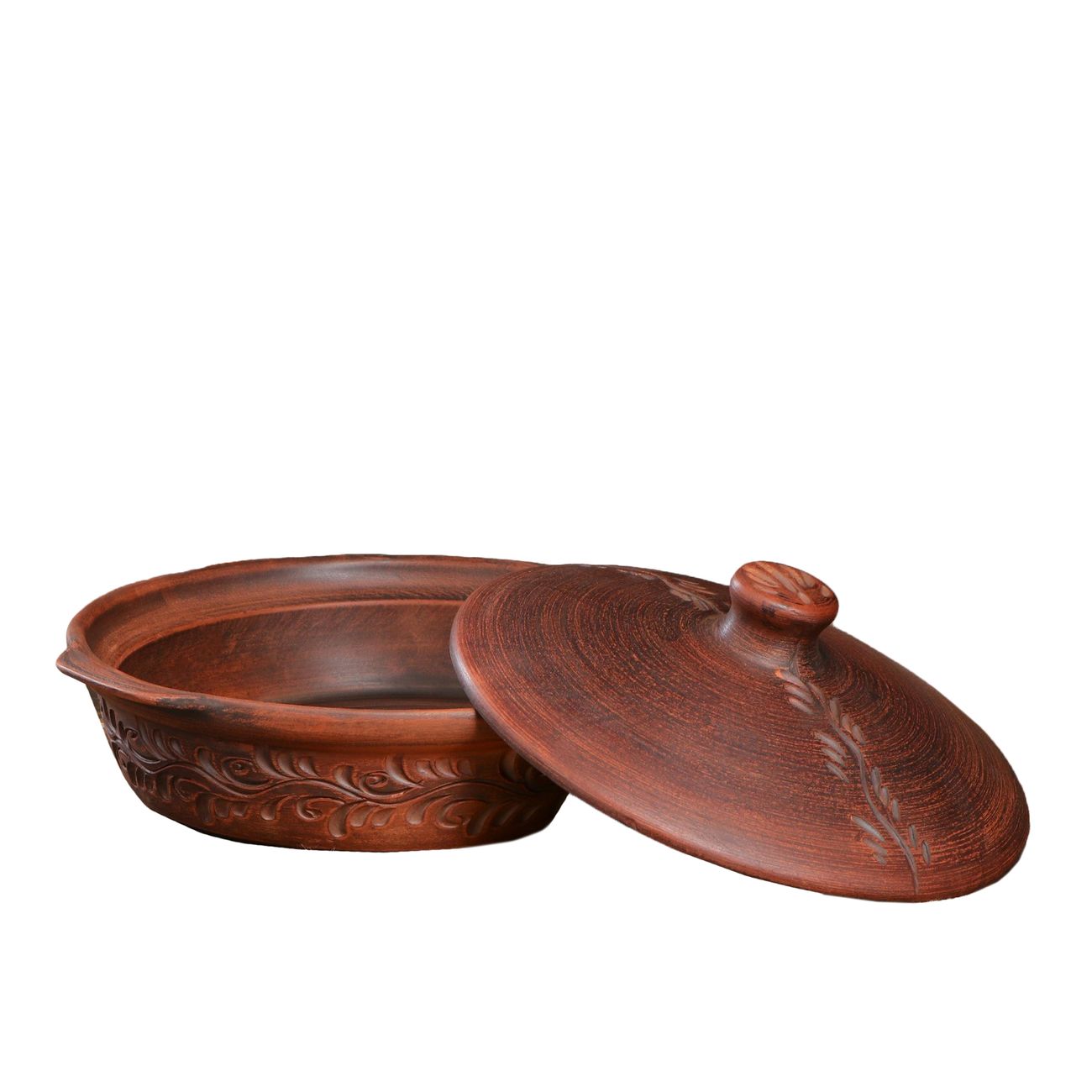 Сковорода Красная глина 4896129 26 см