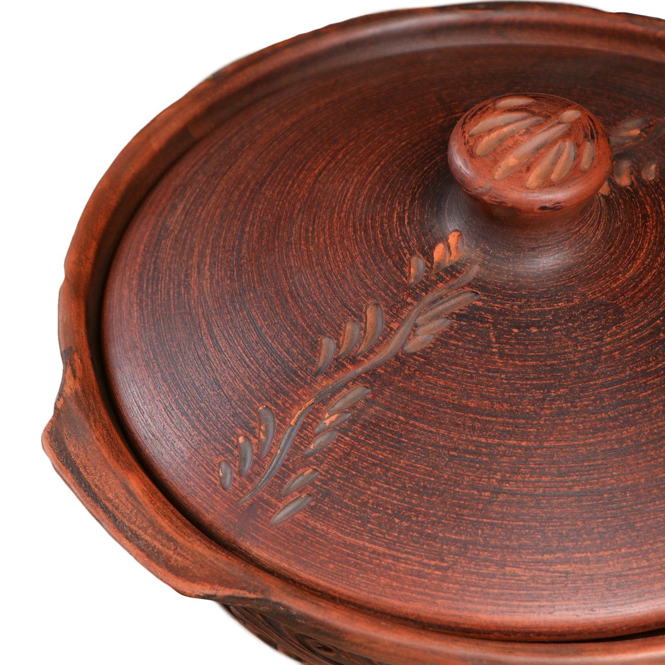 Сковорода Красная глина 4896129 26 см