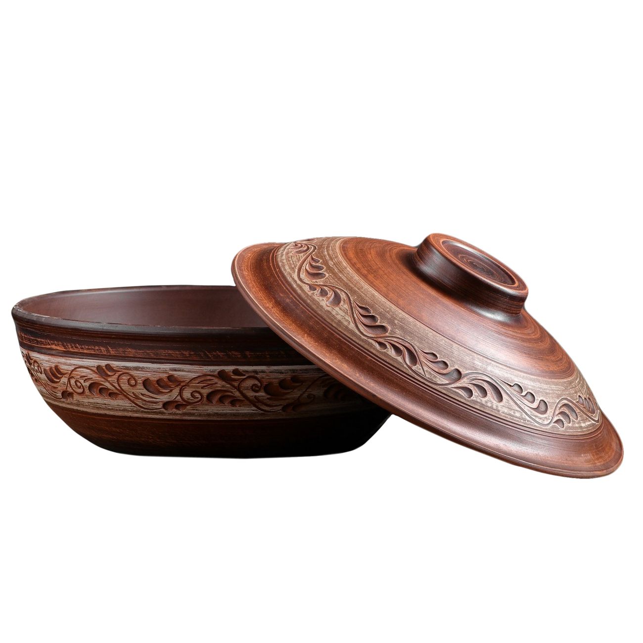 Сковорода Красная глина 508627