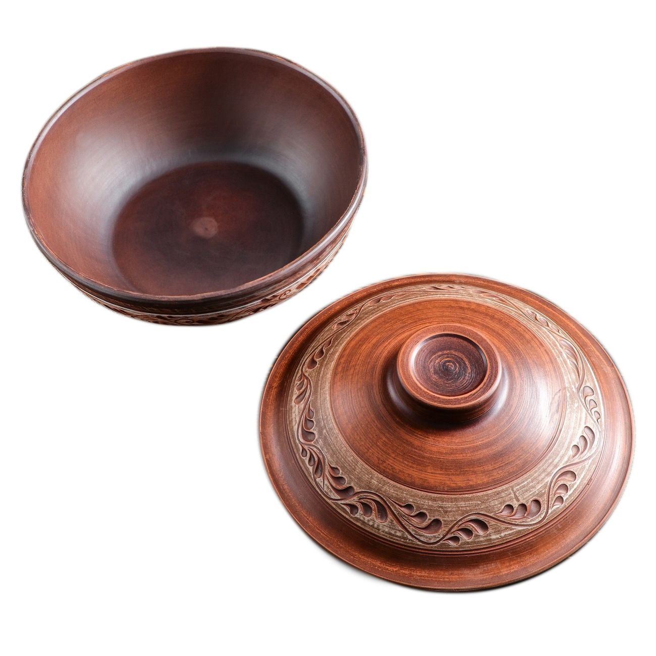 Сковорода Красная глина 508627