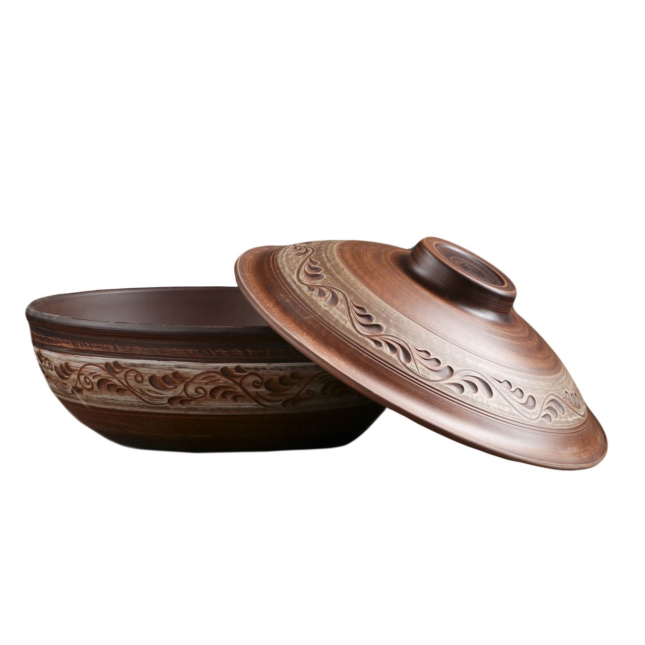 Сковорода Красная глина 508627