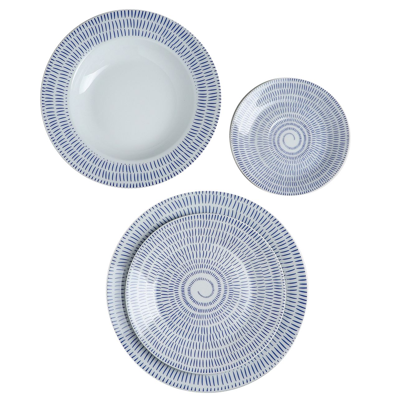 Тарелка столовая Доляна 4342133 Антик тарелки ,24 пред.