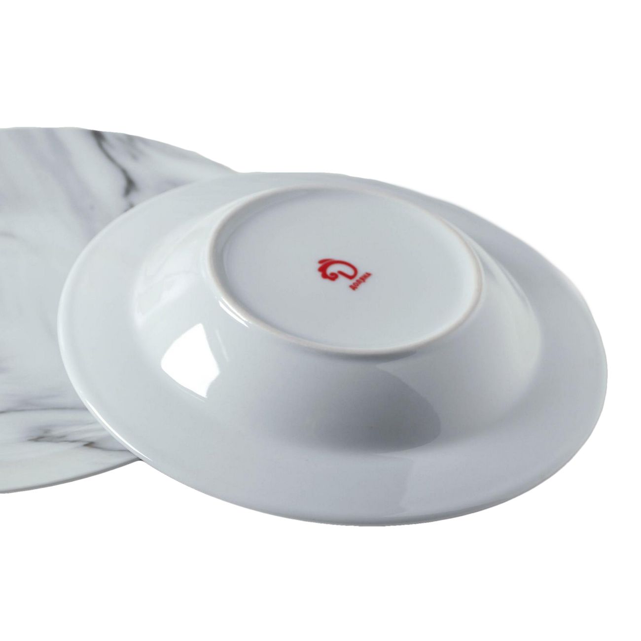 Тарелка столовая Доляна 4980293 Мрамор ,24 пред., серый