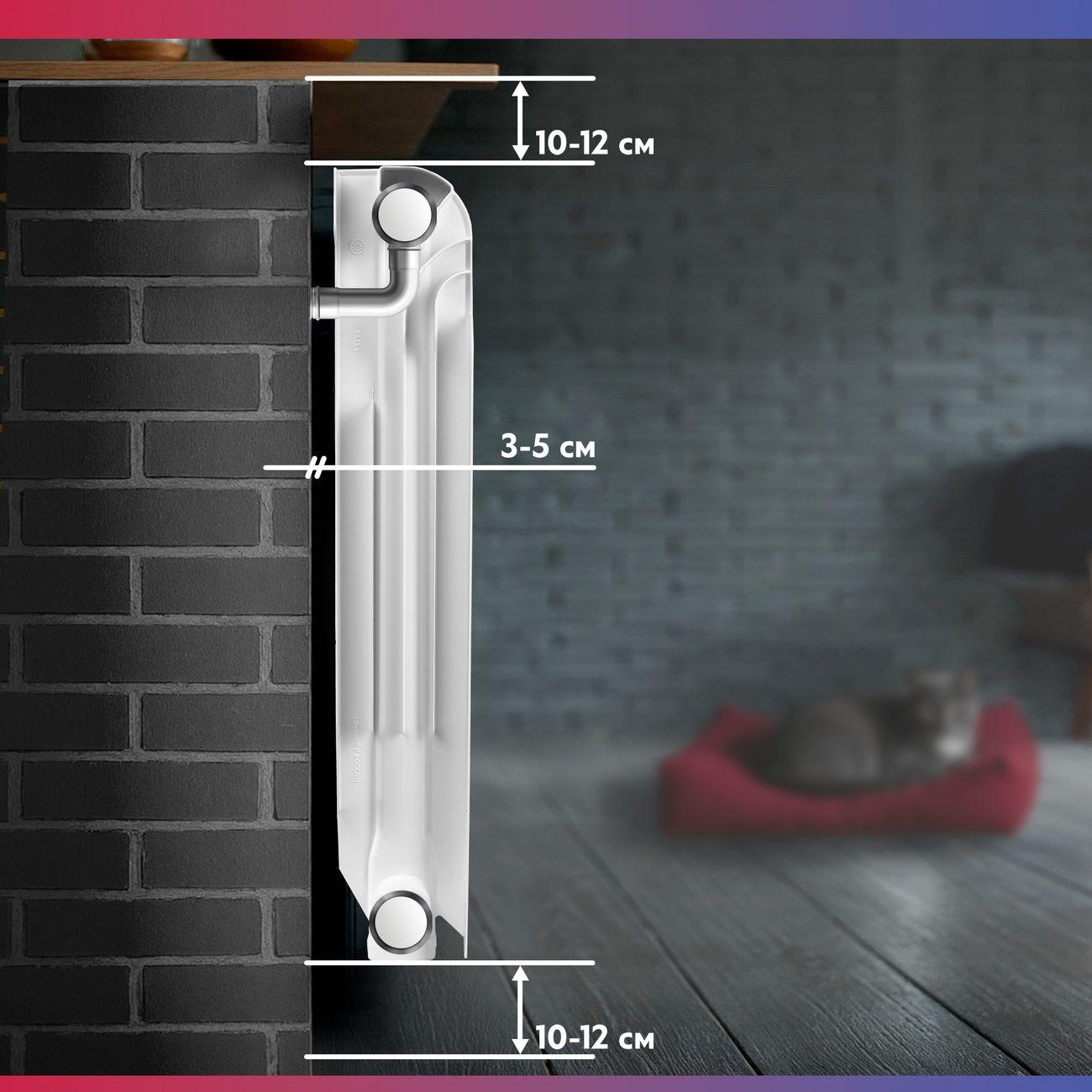 Биметаллический радиатор Oasis Pro 500/100/10