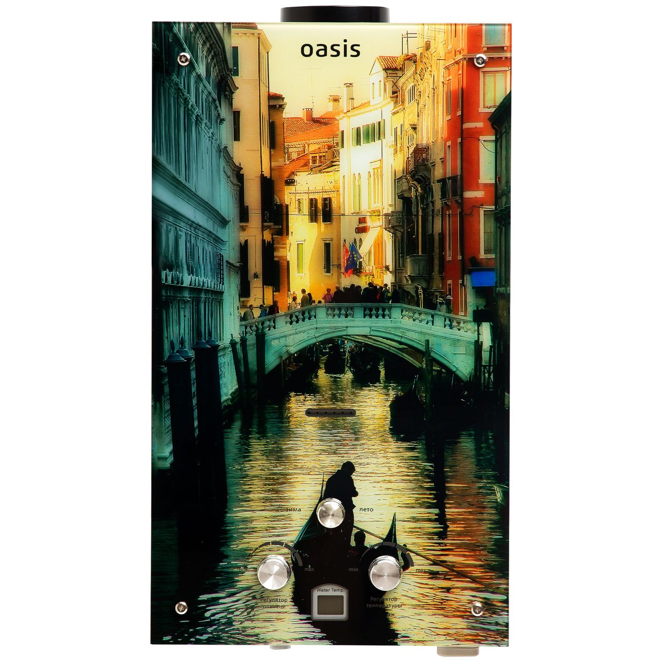 Газовый проточный водонагреватель Oasis Glass 20 TG