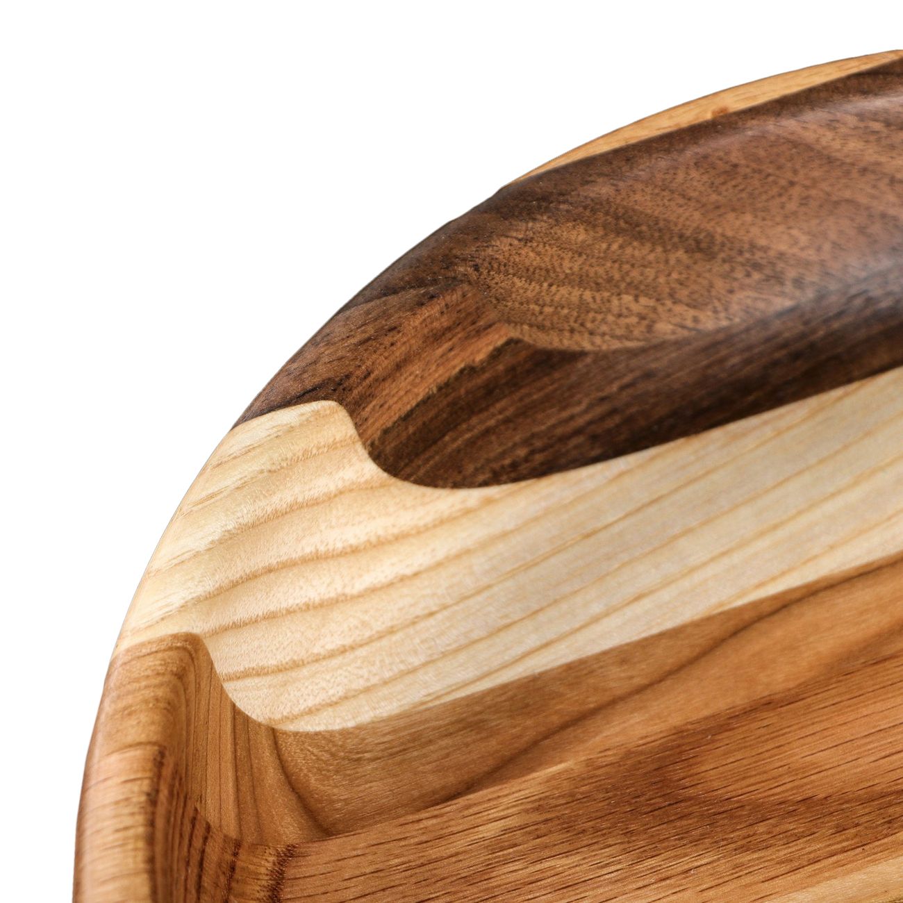 Миска Доброе дерево 3946573 25х5 см массив дуба, ореха, ясеня