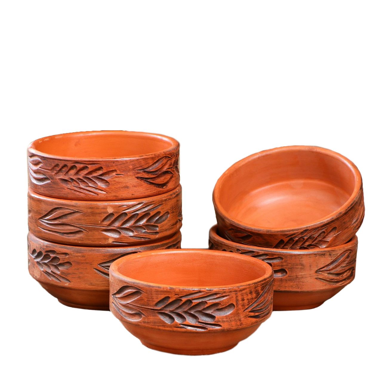 Набор салатников Красная глина 4163648 6 предметов