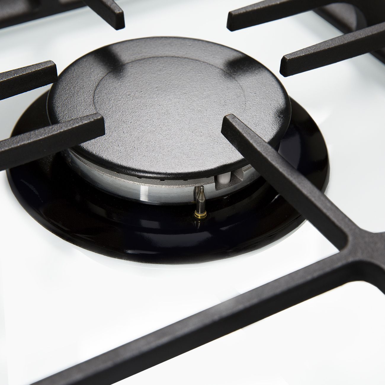 Встраиваемая газовая панель независимая Oasis P-GW белая