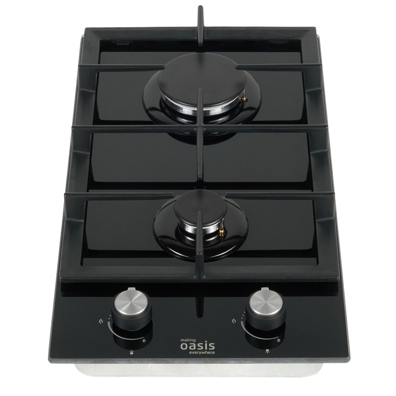 Встраиваемая модульная газовая панель независимая Oasis P-GBD черная