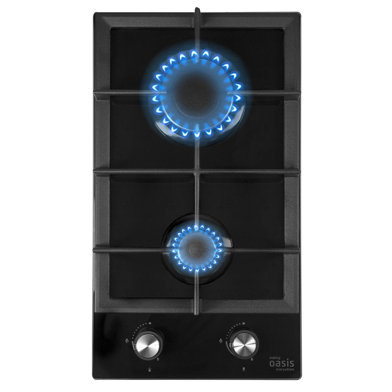 Встраиваемая модульная газовая панель независимая Oasis P-GBD черная