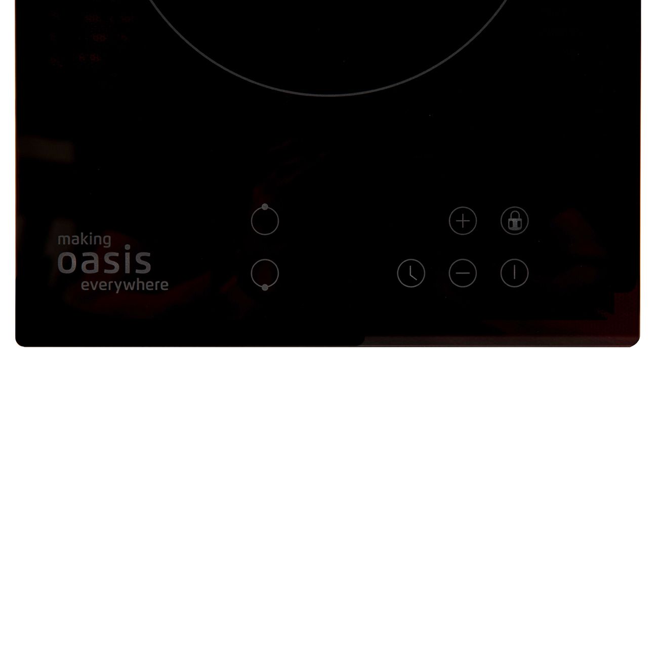 Встраиваемая модульная электрическая панель независимая Oasis P-SBD черная