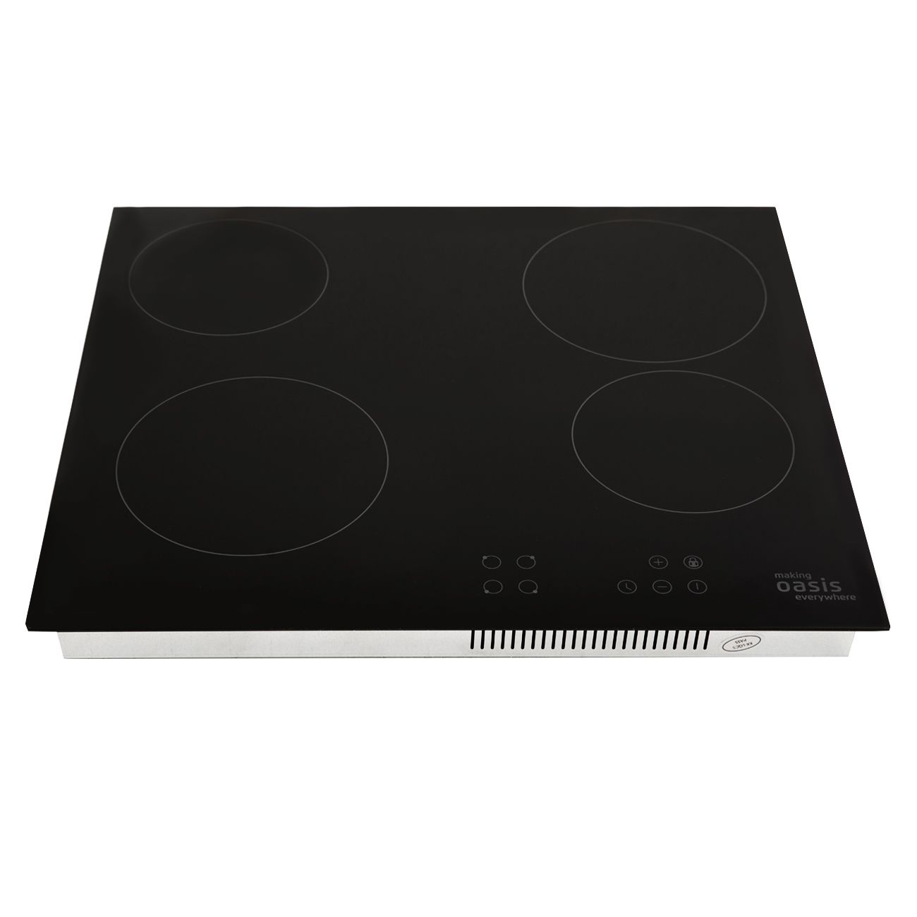 Встраиваемая электрическая панель Oasis P-SBS черная