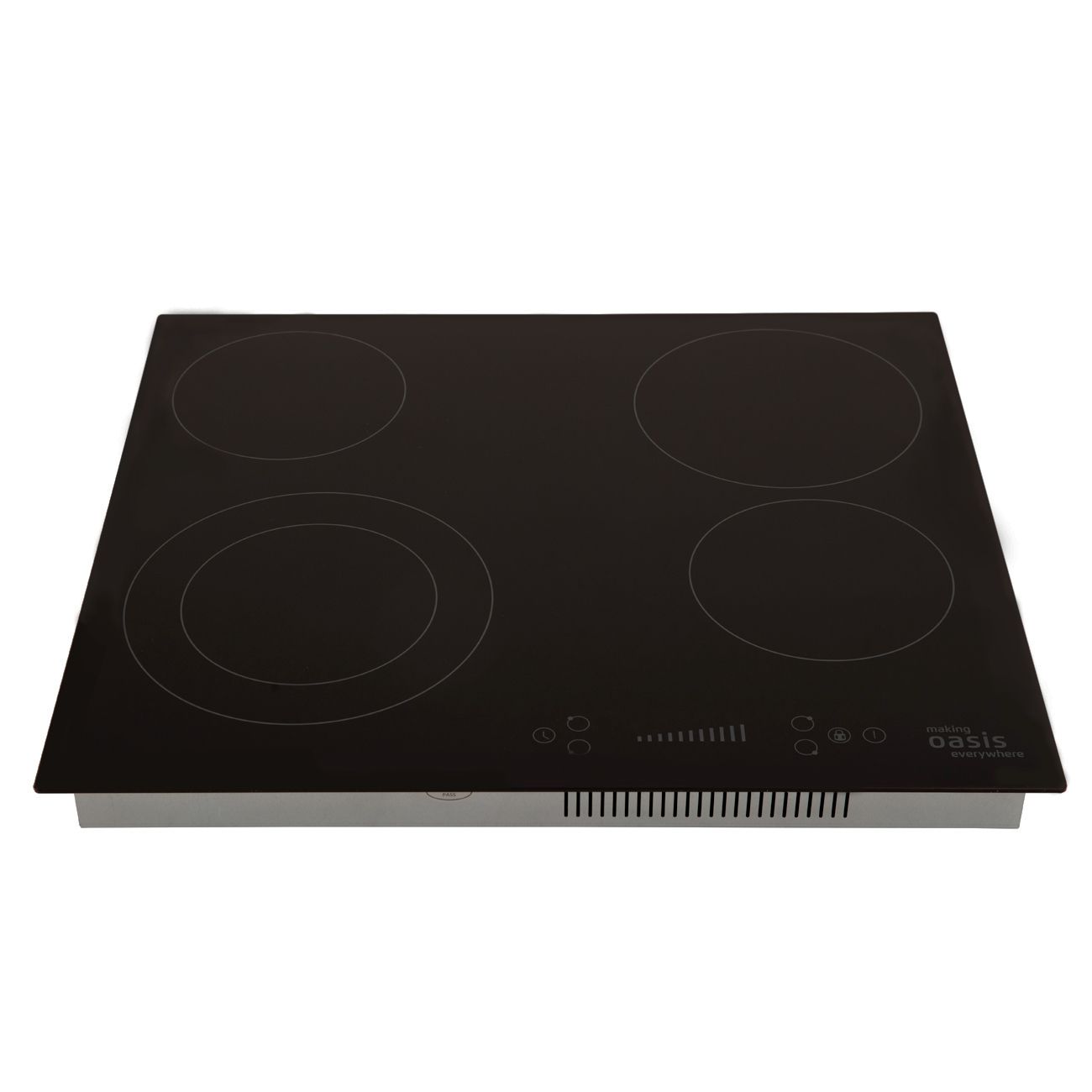 Встраиваемая электрическая панель Oasis P-SB черная