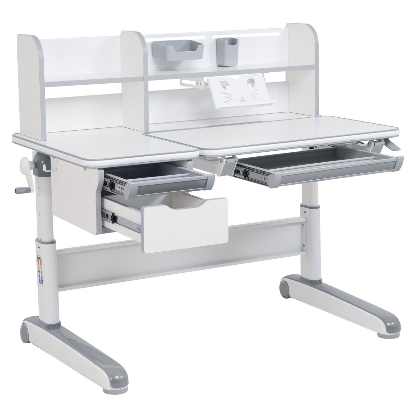 Парта Fundesk Libro Grey