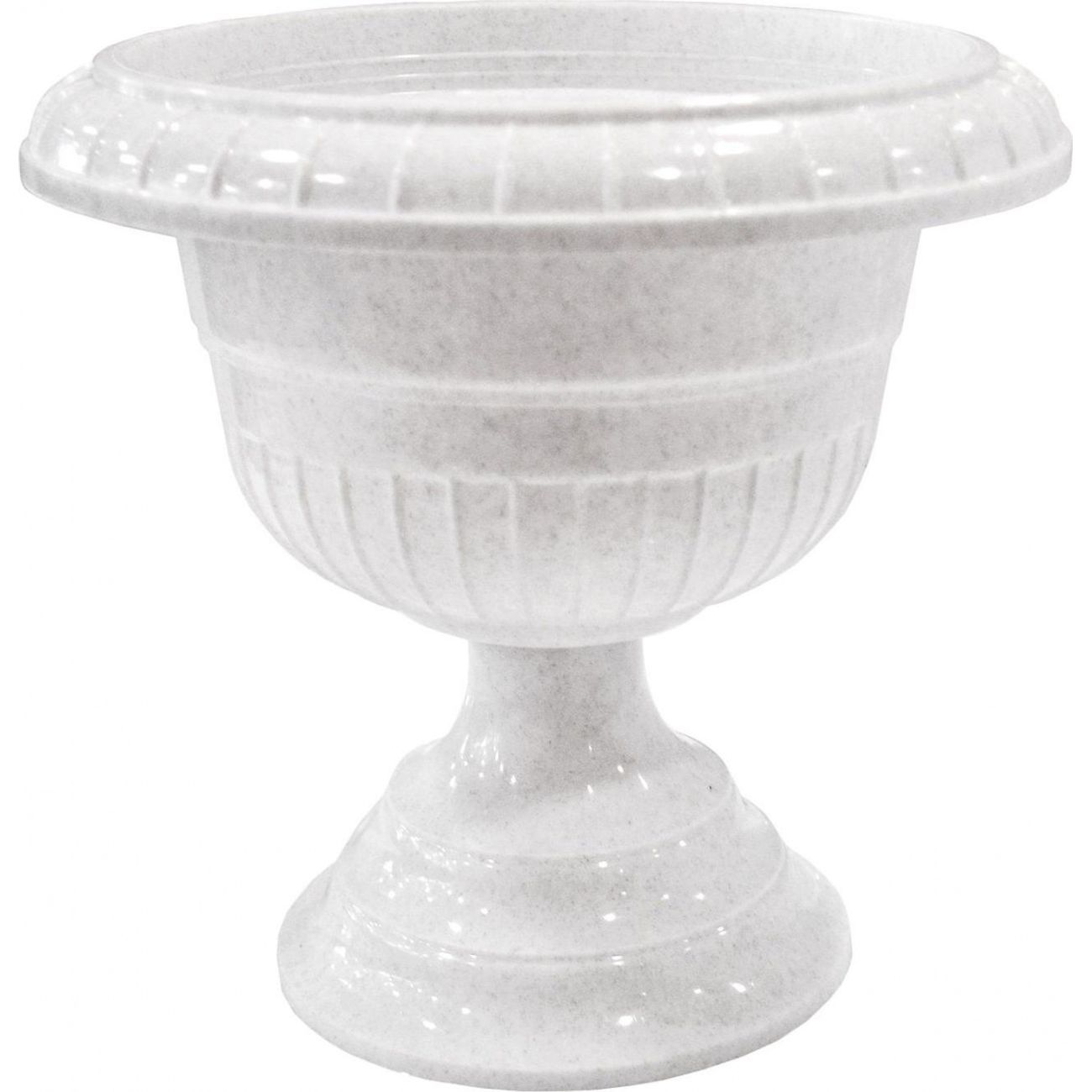 Горшок для цветов Ingreen ING1449МР 280мм на ножке, мраморный