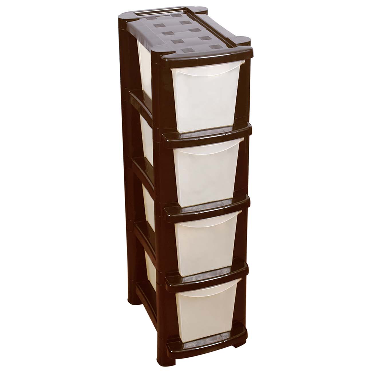 Комод бельевой Branq BQ3780ВНГ Deco 4-секц. узкий, венге