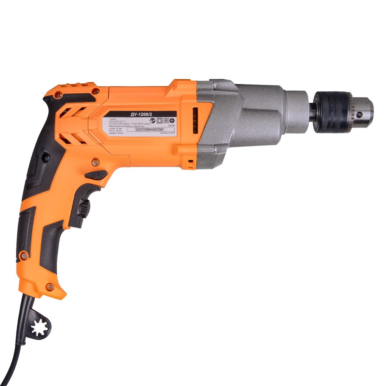 Дрель ударная Вихрь ДУ-1200/2 (72/8/9)
