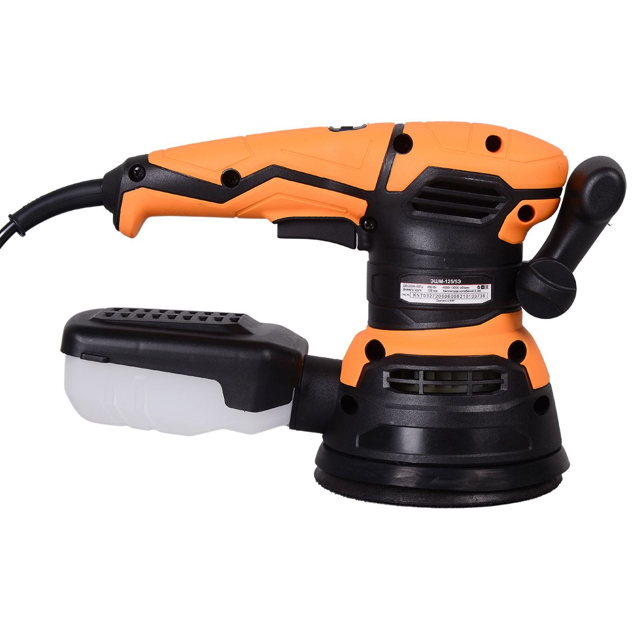 Шлифмашинка эксцентриковая Вихрь ЭШМ-125/5Э (72/6/6)