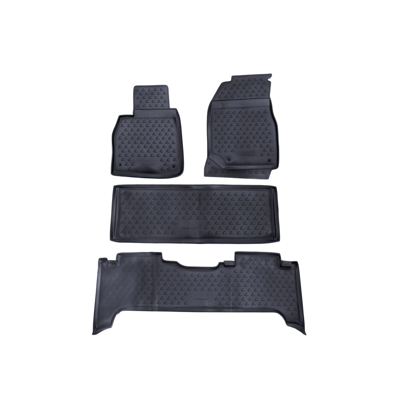 Коврики в салон Element LEXUS LX470 1998-2007, 4шт., серый