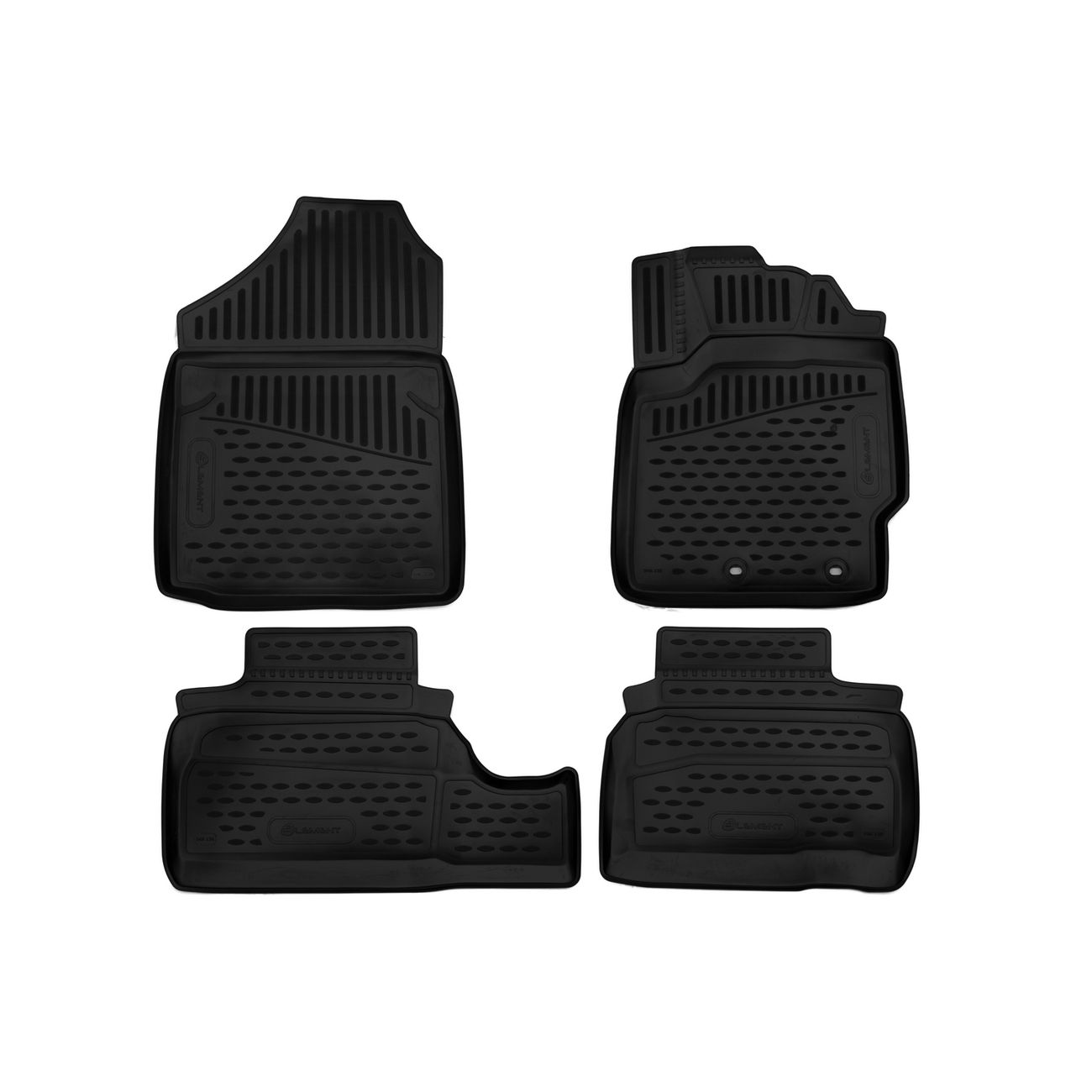 Коврики в салон Element TOYOTA Vitz (130), 2010-16, седан, пр.руль, 4шт.