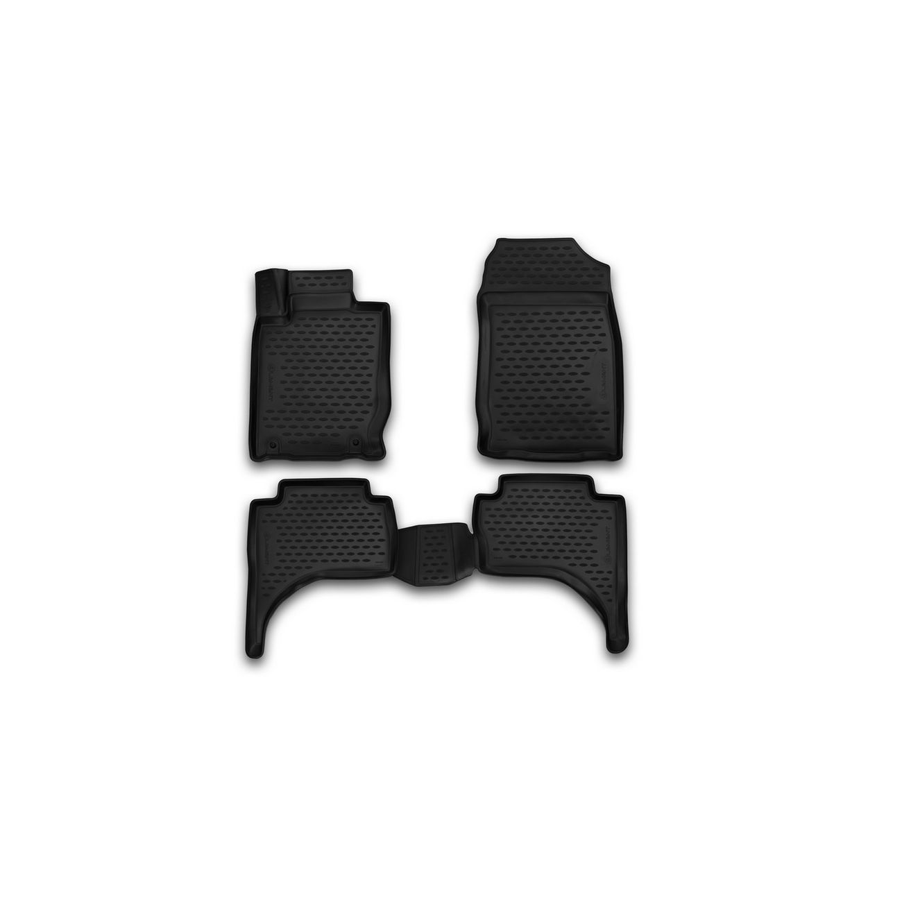Коврики в салон Element 3D MITSUBISHI L200, 2015+,Бюджет.комплек, 4шт.