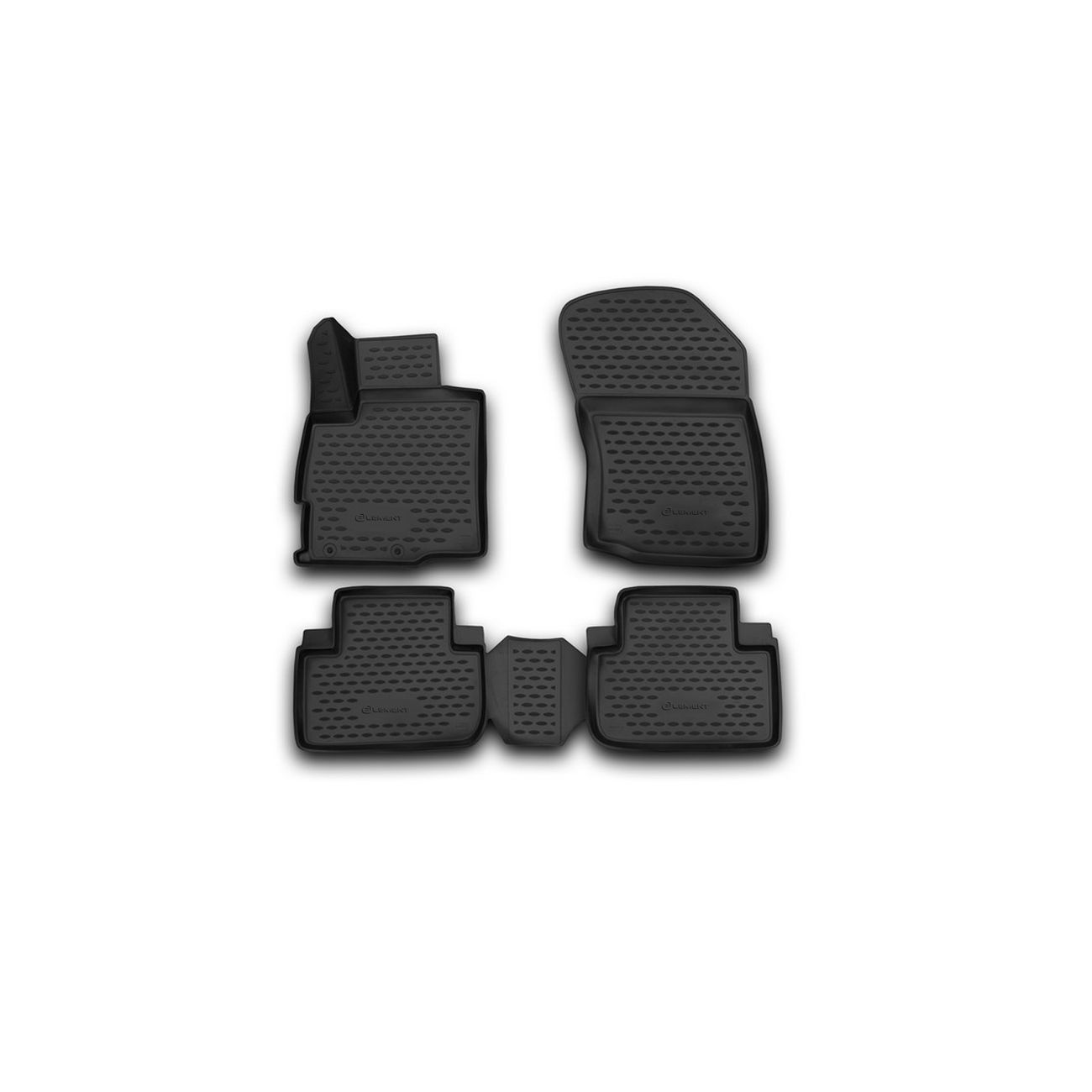 Коврики в салон Element 3D MITSUBISHI Outlander, 2012+,2 WD,4шт.