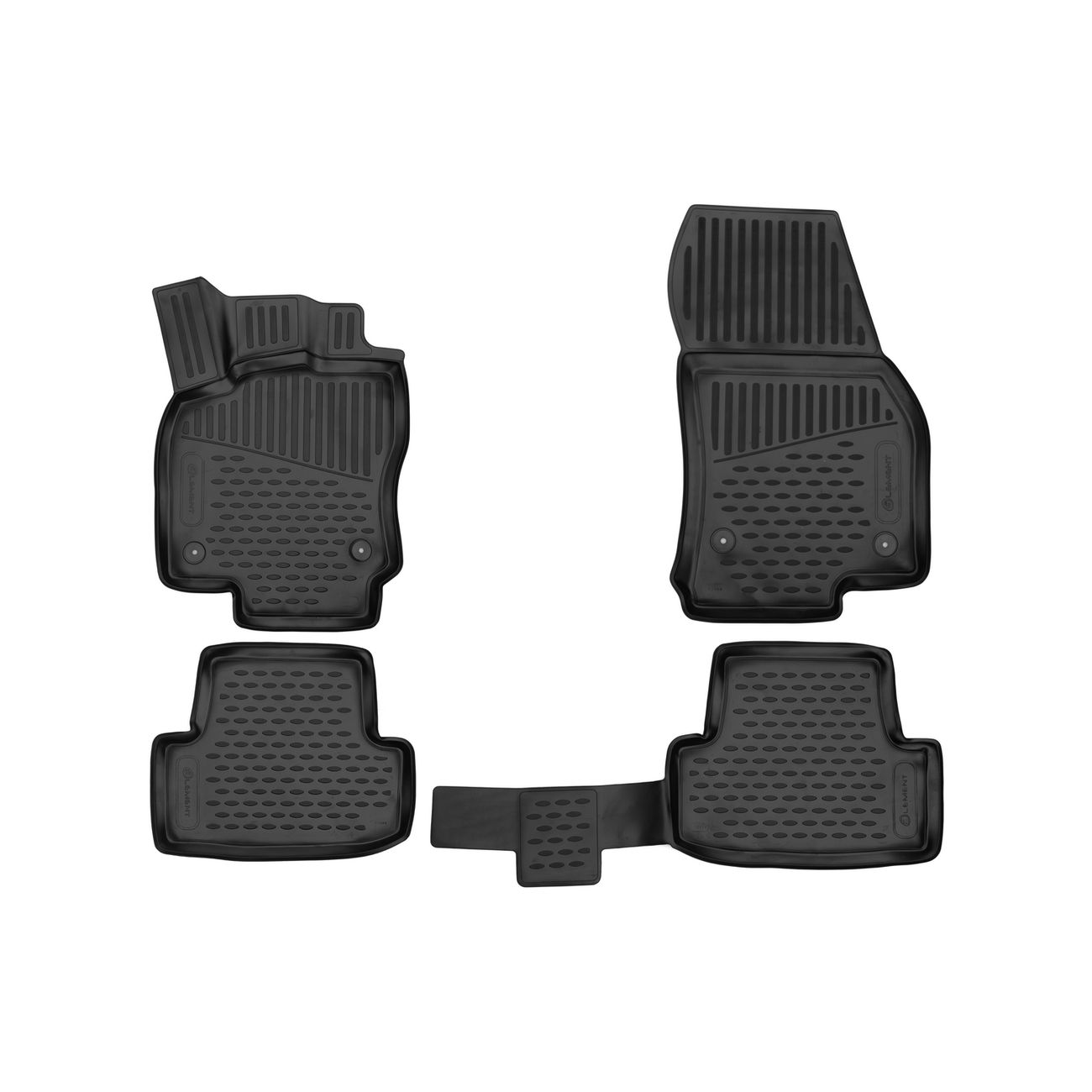 Коврики в салон Element 3D SKODA Karoq Scout 2020+, внедорожник 4шт.