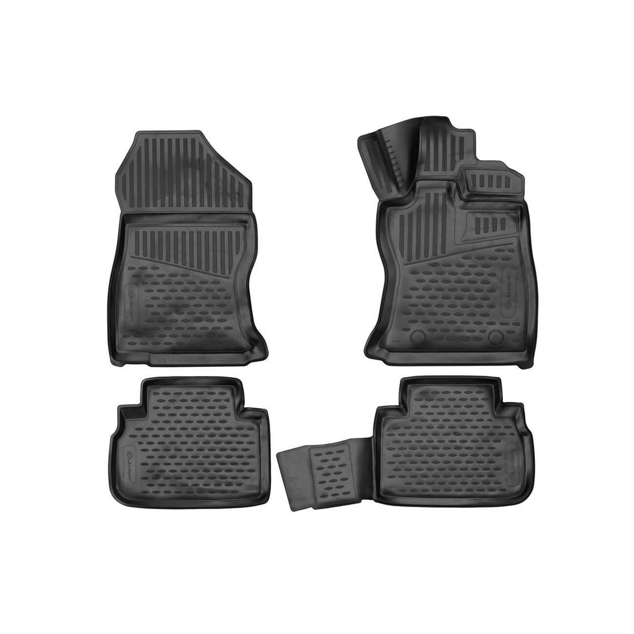 Коврики в салон Element 3D SUBARU Forester 2018+, П.Р. внед. (ЮАР) 4шт.