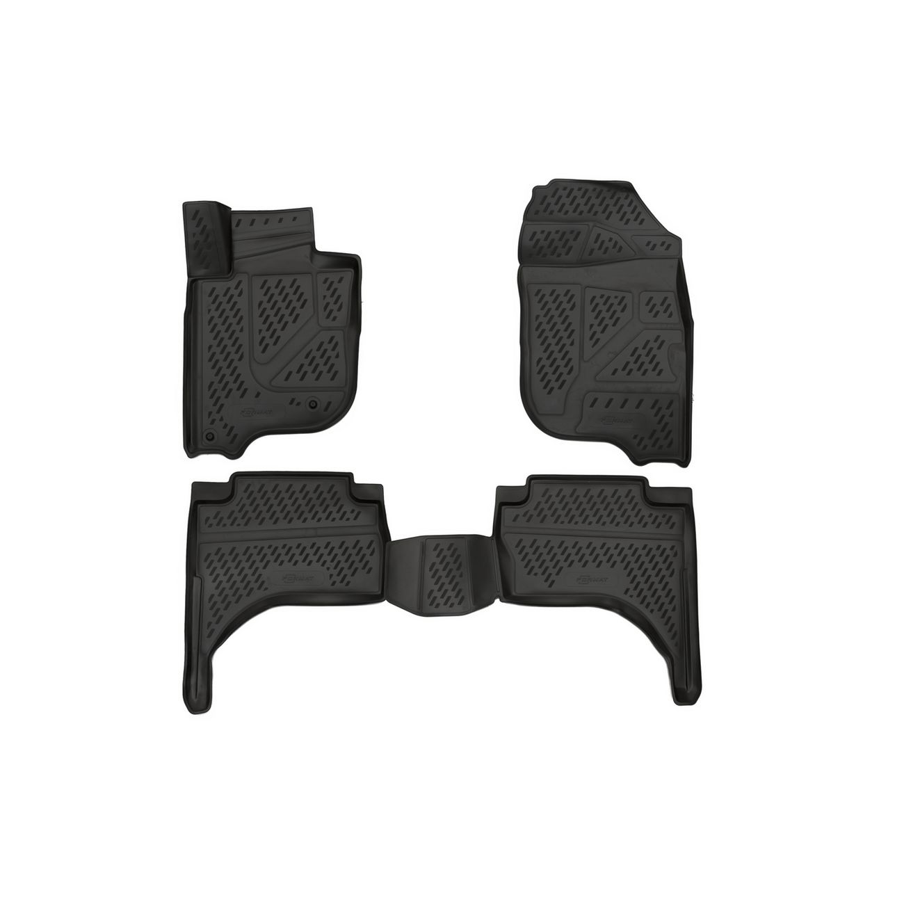 Коврики в салон Format MITSUBISHI L200, 2015+, 4шт.,повыш.износ.