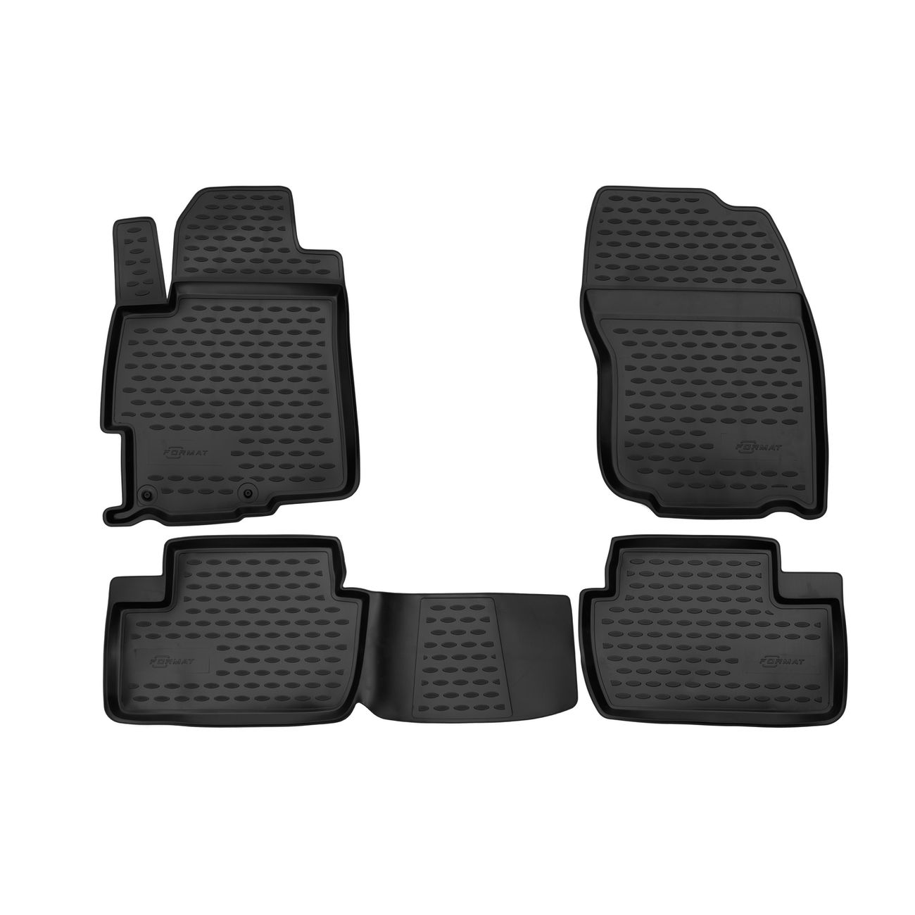 Коврики в салон Format MITSUBISHI Lancer X 03/2007+, 4шт.,повыш.износ.