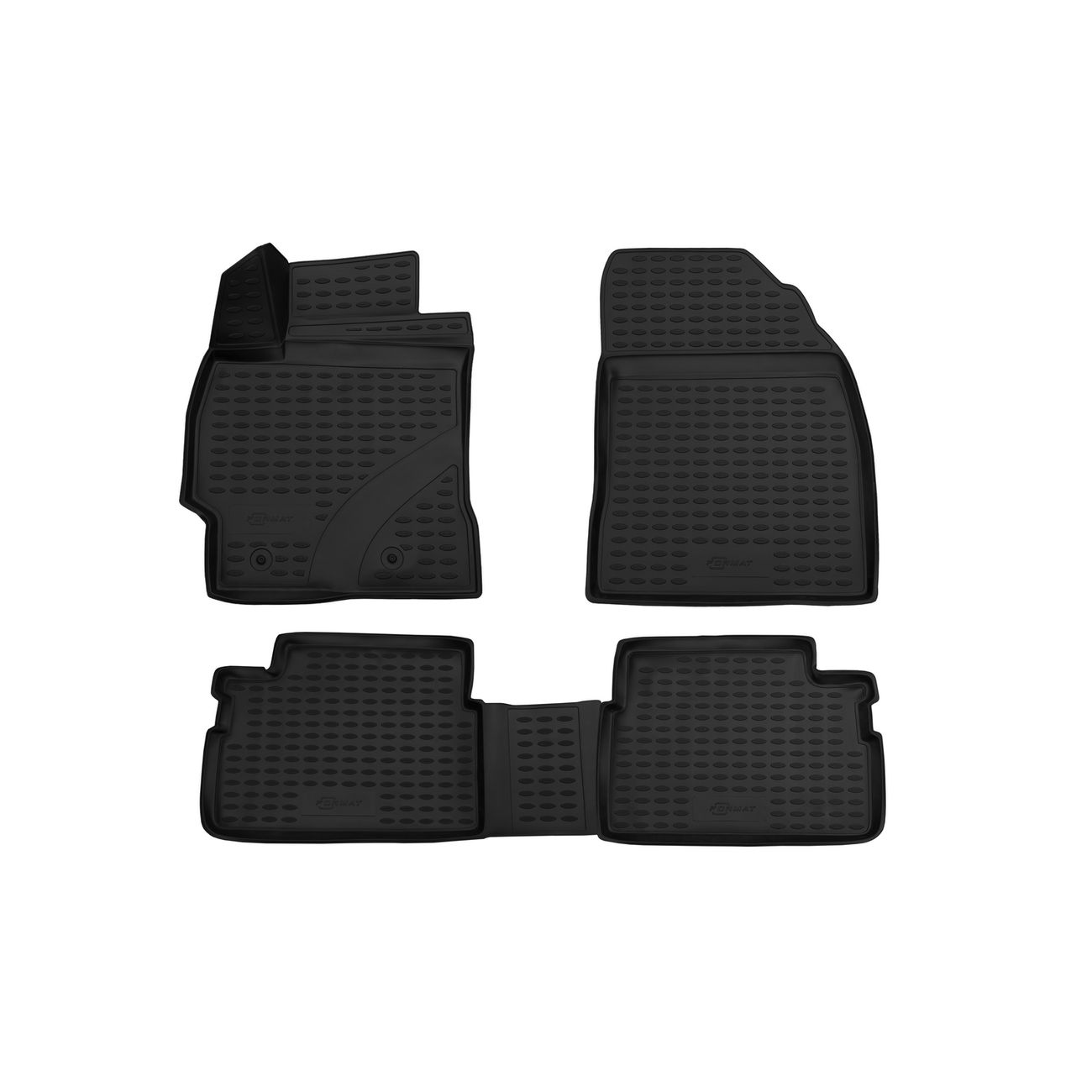 Коврики в салон Format TOYOTA Corolla, 2007-13, 4шт.(износостойкий)